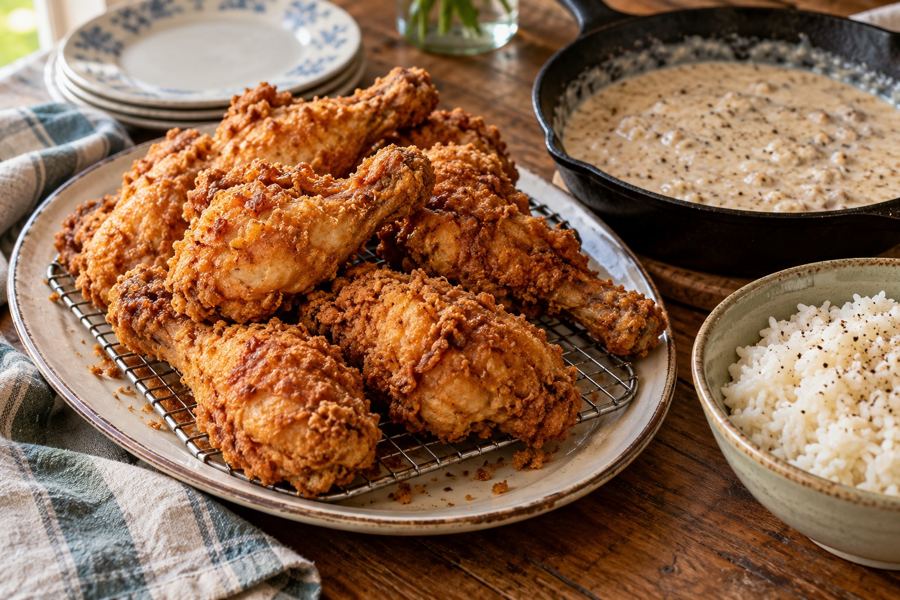 Southern fried chicken
